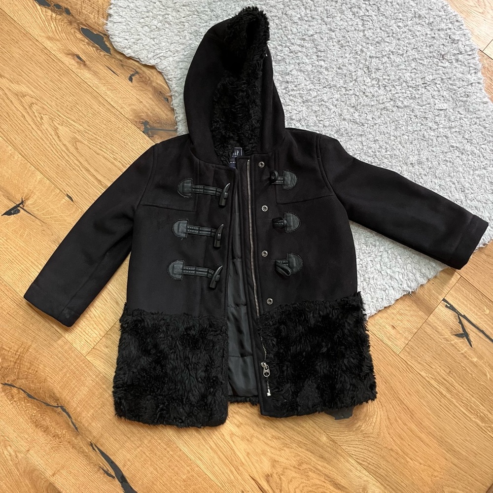 GAP kids black winter jacket